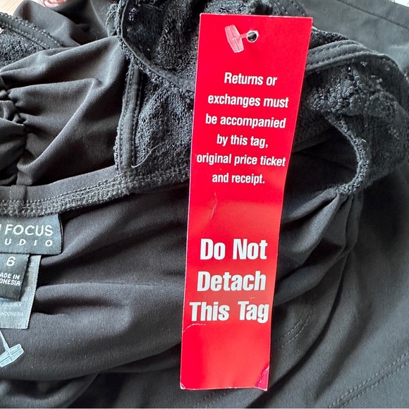 Enfocus woman’s black bodycon sequins details sleeveless stretch Coctail dress 6 - Picture 2 of 12